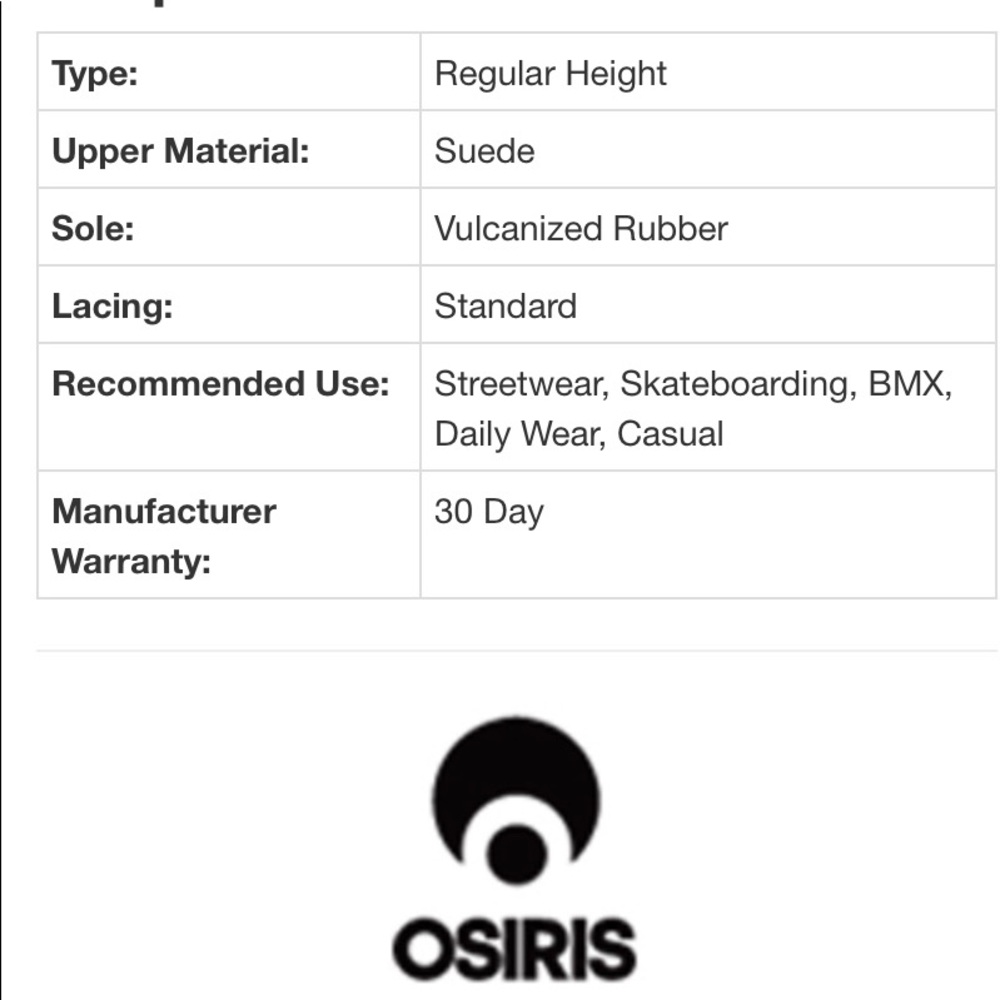 Osiris Men’s Skate Shoe - Picture 4 of 8